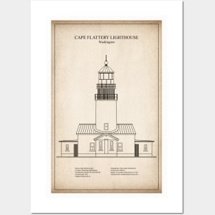 Cape Flattery Lighthouse - Washington - SD Posters and Art